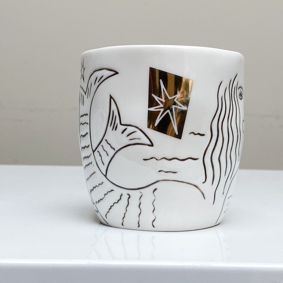 Starbucks 2013 Anniversary Mug Etched Siren - White, 12 Fl Oz - Picture 3 of 11